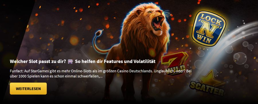 Registrierung bei Stargames